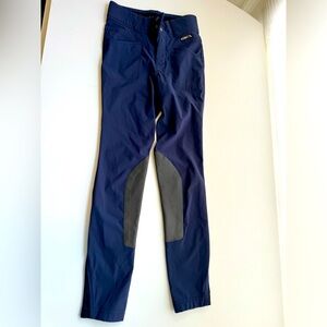 Kerrits Kids Crossover II® Knee Patch Riding Breech Navy Size Youth Medium